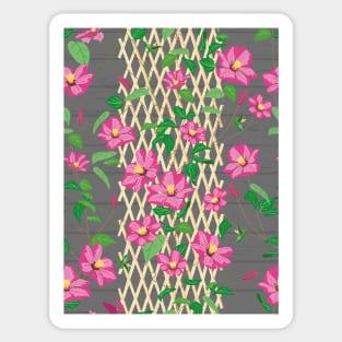 Clematis Trellis Sticker